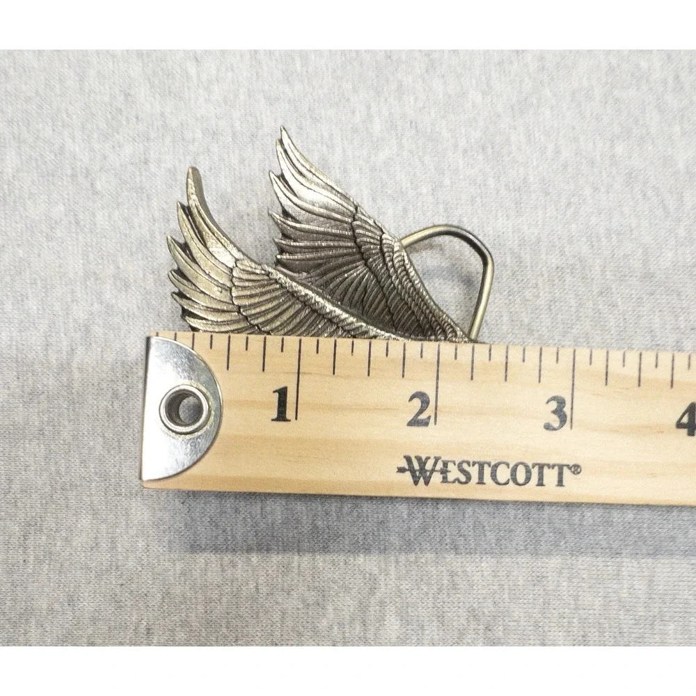 Vtg Great Chicago Buckle Co‎ Silver American Eagle 1970's USA Made